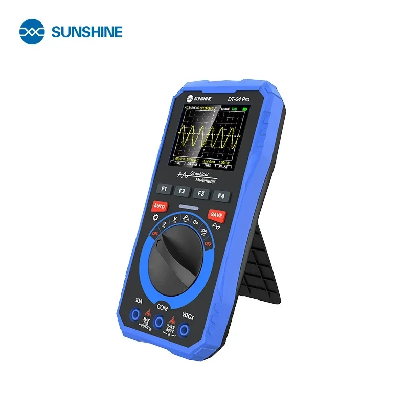 SUNSHINE DT-24 Pro 2IN1 Oscilloscope Multimeter One-key Waveform Capture Convenient Data Storage and Display Oscilloscope
