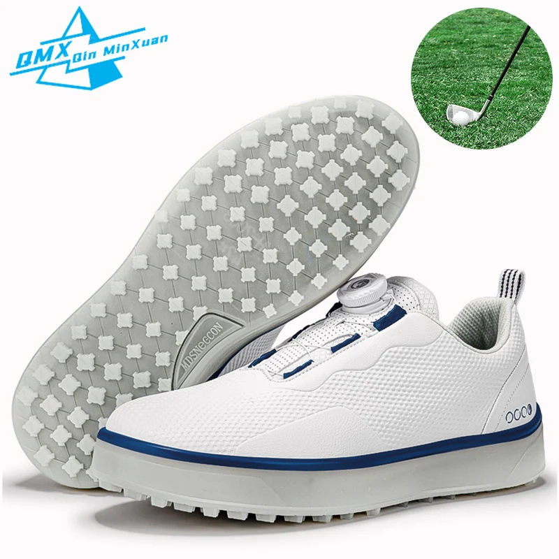 Para buty golfowe biała wodoodporna obrotowa klamra Fitness bez spiskowania antypoślizgowa golfistka treningowa Golf trampki damskie