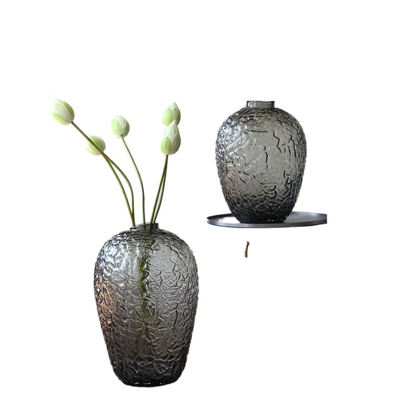 

American country living room art deco vase, simple and modern handmade large floor bell vase
