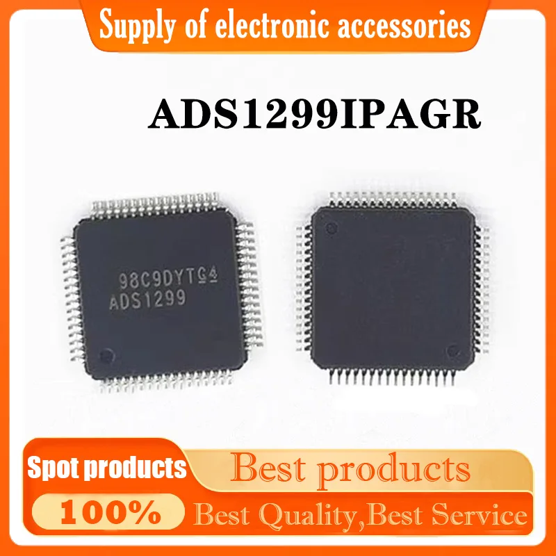 1PCS imported ADS1299IPAGR TQFP64 analog front-end integrated IC chip