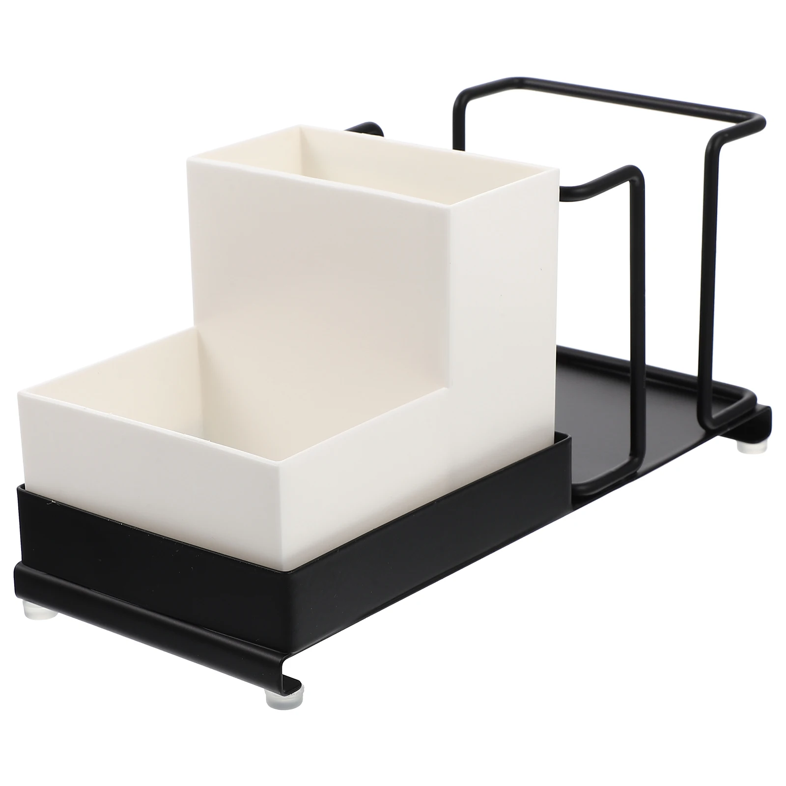 

Multifunctional Storage Box Tea Organizer Cup Rack Carbon Steel Container Home Hotel Use Smooth Edge Jewelry Holder Tea Bag Box