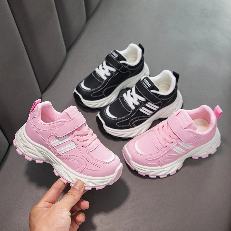 

New Spring and Autumn Sports Shoes for Boys and Girls, Fashionable Color Matching Girls, Comfortable Children's Sports Shoes