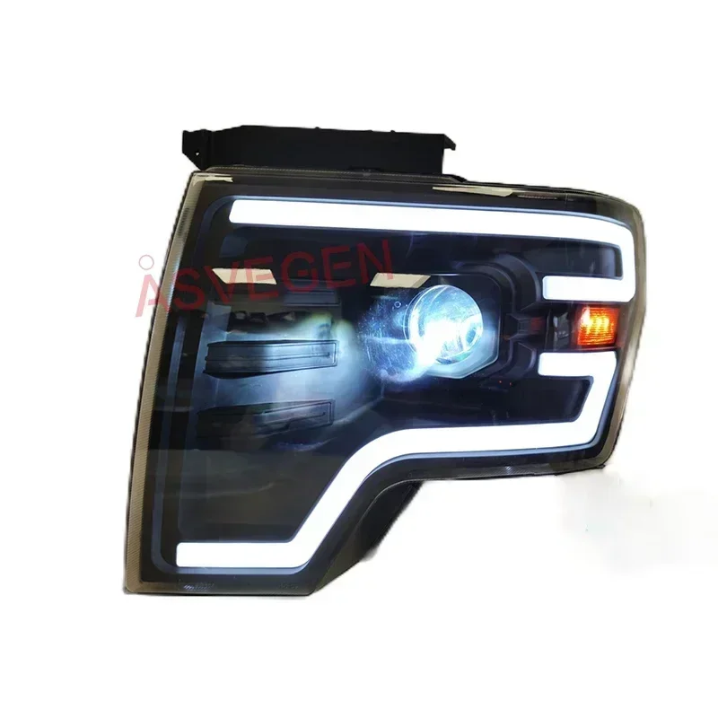 New design Headlight Assembly For F150 2009 2010 2011 2012 2013 2014 Full Led Head Lamp with Truning signal+DRL