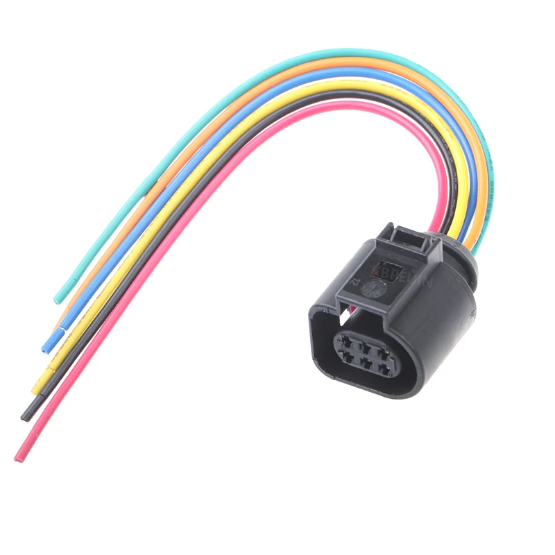 For Audi Q7 Q5 TT A4 S4 A8 A3 Throttle Position Sensor Plug Wire Socket Connector Wiring Accessories 2 Pcs