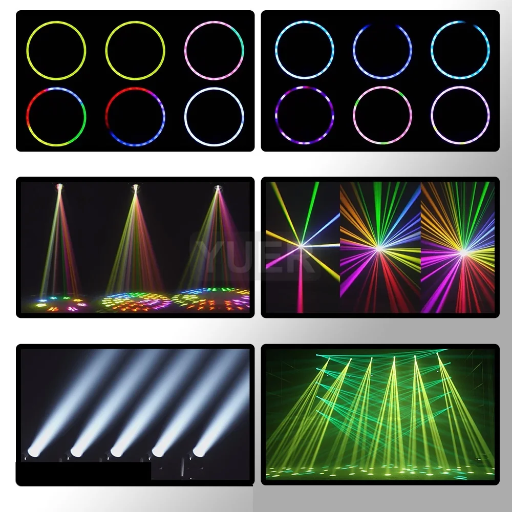4Pcs/lot 14R 295W Beam Moving Head Light With Aperture Zoom Gobo DMX Stage Lighting Projector DJ Party Concert Double Prismi