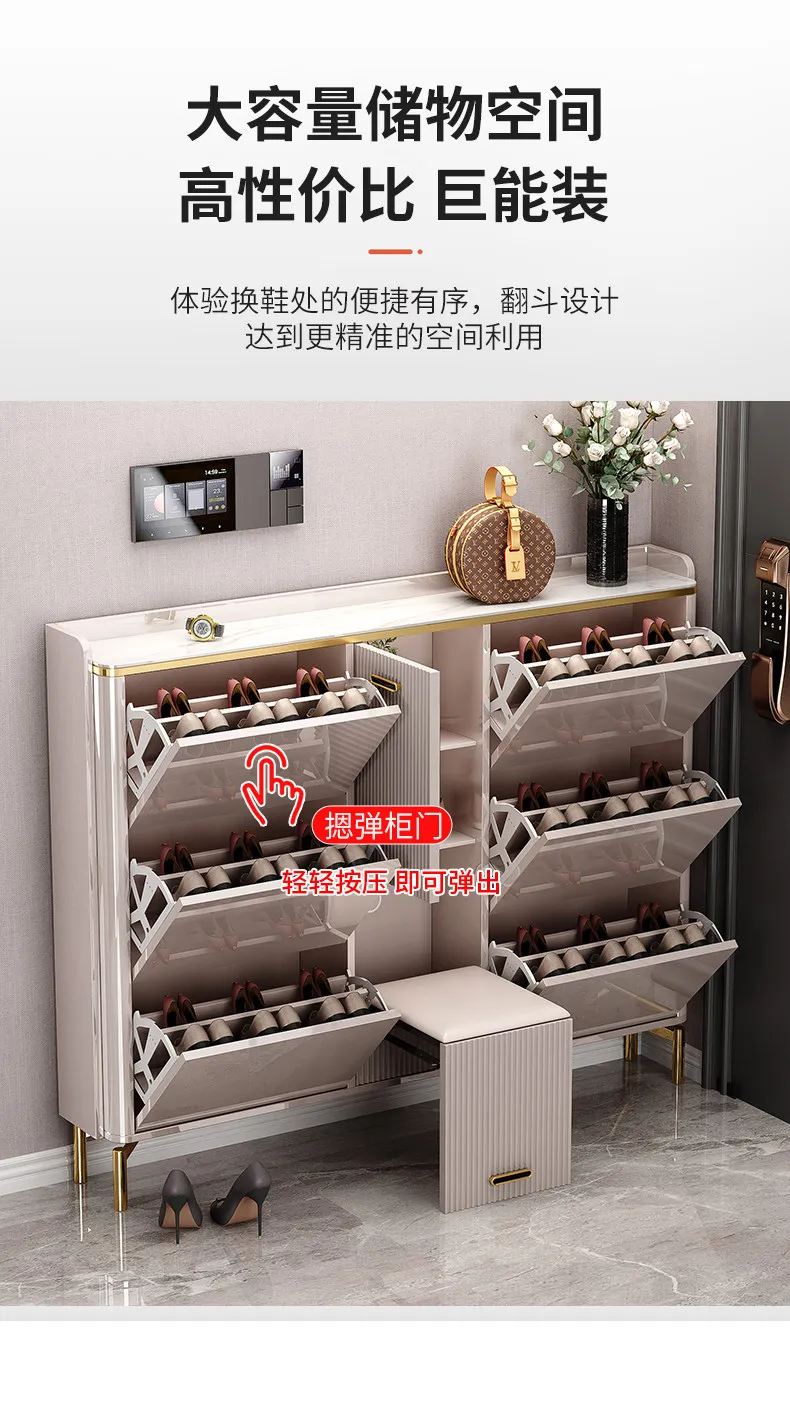 Entrance Hall Shoe Rack Box Stand Cupboard Holder Space Saving Shoe Cabinet Desk Display Shelf Porta Zapatos Home Furniture