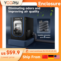 YOOPAI 3D Printer Enclosure For Bambu Creality 3D Printer with LED light Fireproof Dustproof Tent Constant Temperature 3D House