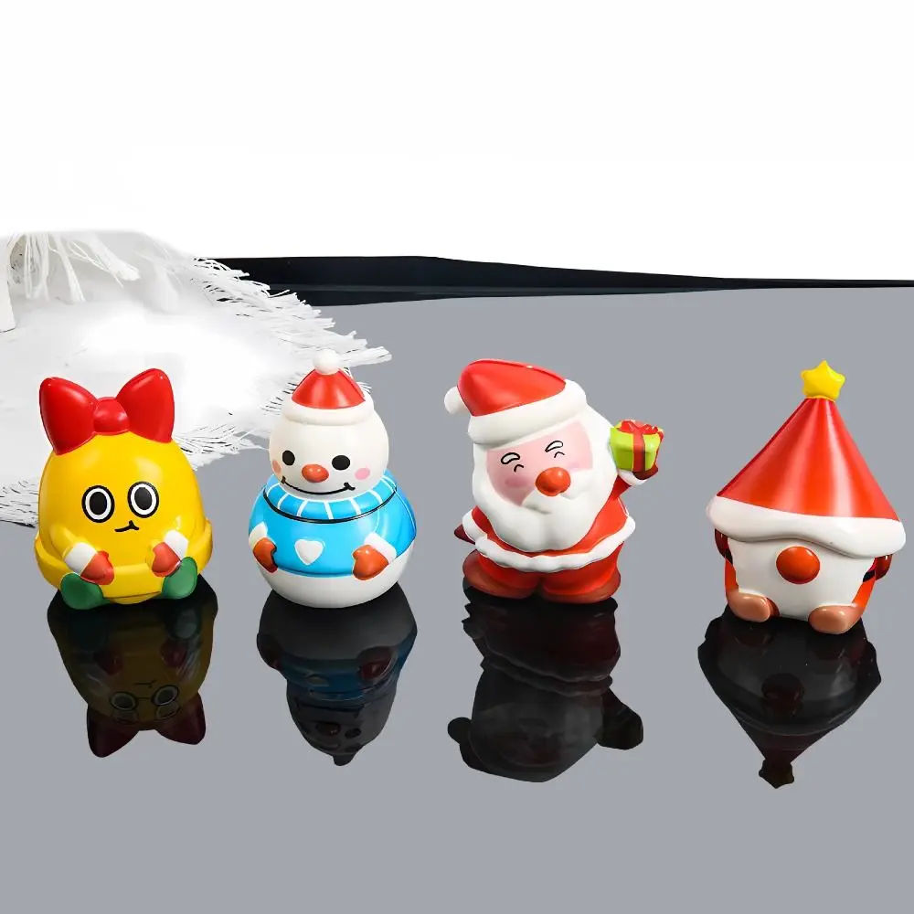 Sensory ของเล่นคริสต์มาสบีบของเล่นต้นคริสต์มาส Santa Claus Santa Claus Fidget ของเล่นการ์ตูน Fidget ของเล่นต้นคริสต์มาส