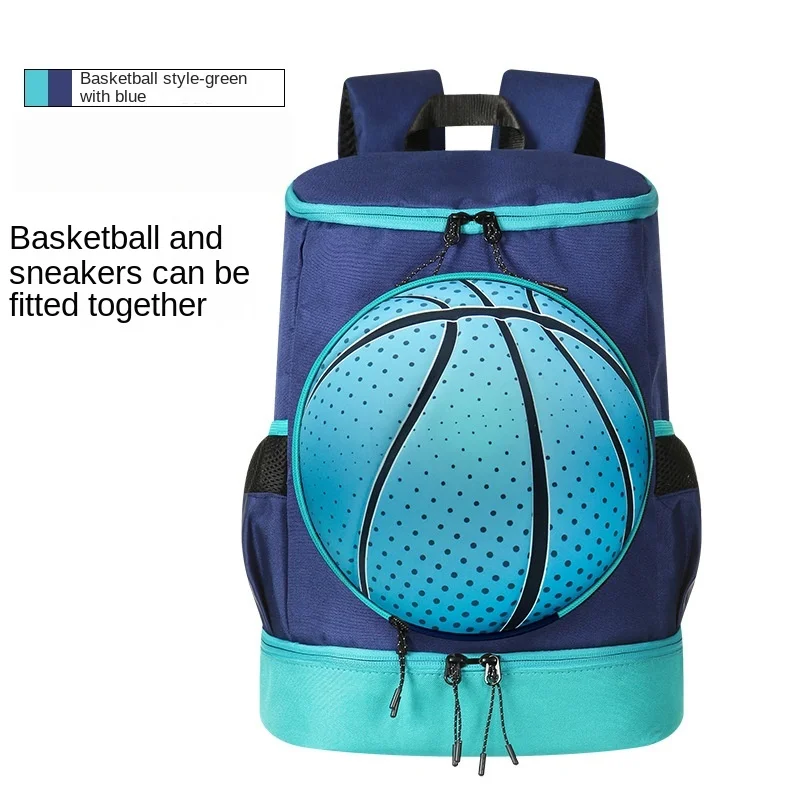 Basketball Backpack, A Multifunctional Backpack for Ball Training and Sports Equipment, With Shoe Compartment Storage