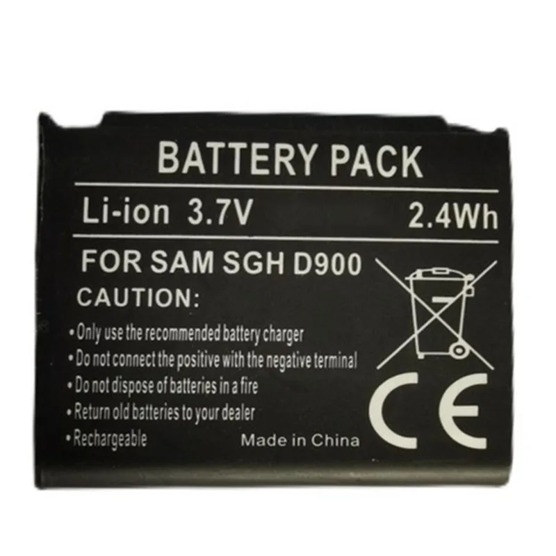 For Samsung D900 Battery AB503442CU AB503442CE AB503442CC AB503442CA For Samsung D900 R500 M520 E488 E498 E690 E780