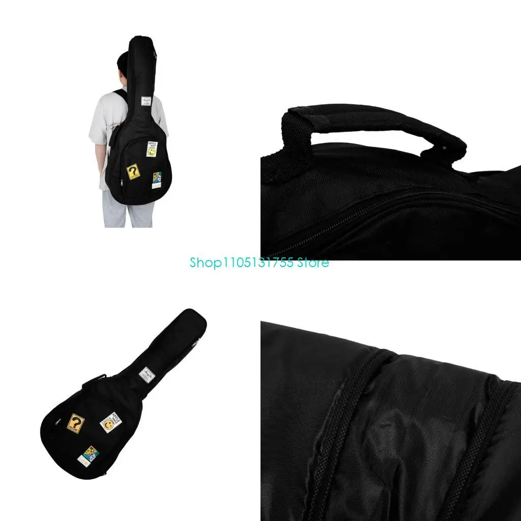 

K0EF 41-дюймовая мягкая сумка для акустических гитар из ткани и регулируемыми ремнями для переноски