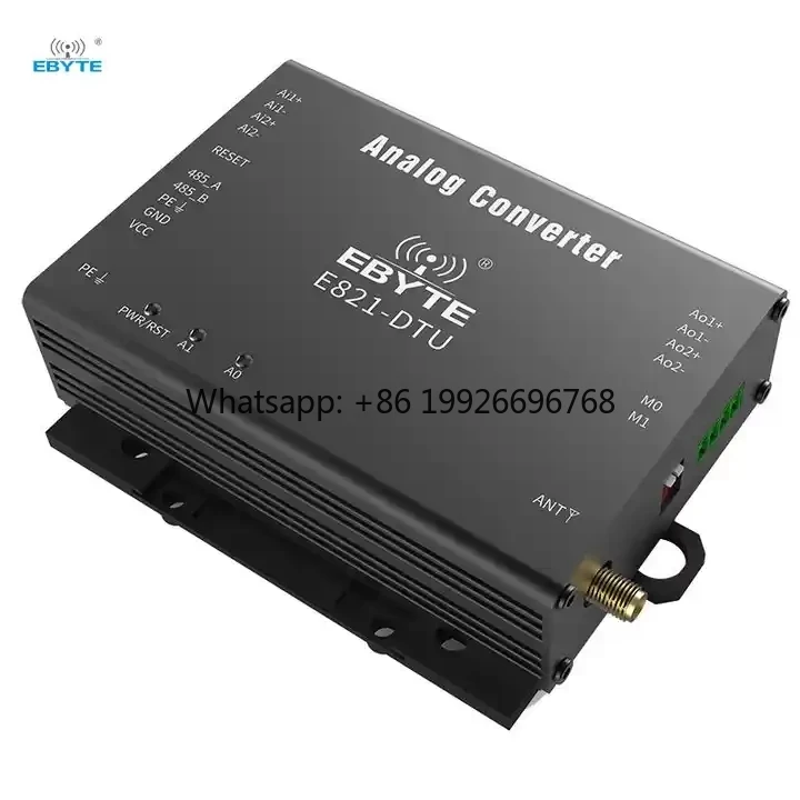 

Ebyte E821-DTU(2I2-400SL) dtu 20ma 4 Channel Analog Data Acquisition Industrial RS485 433MHz Wireless Transceiver MODBUS RTU