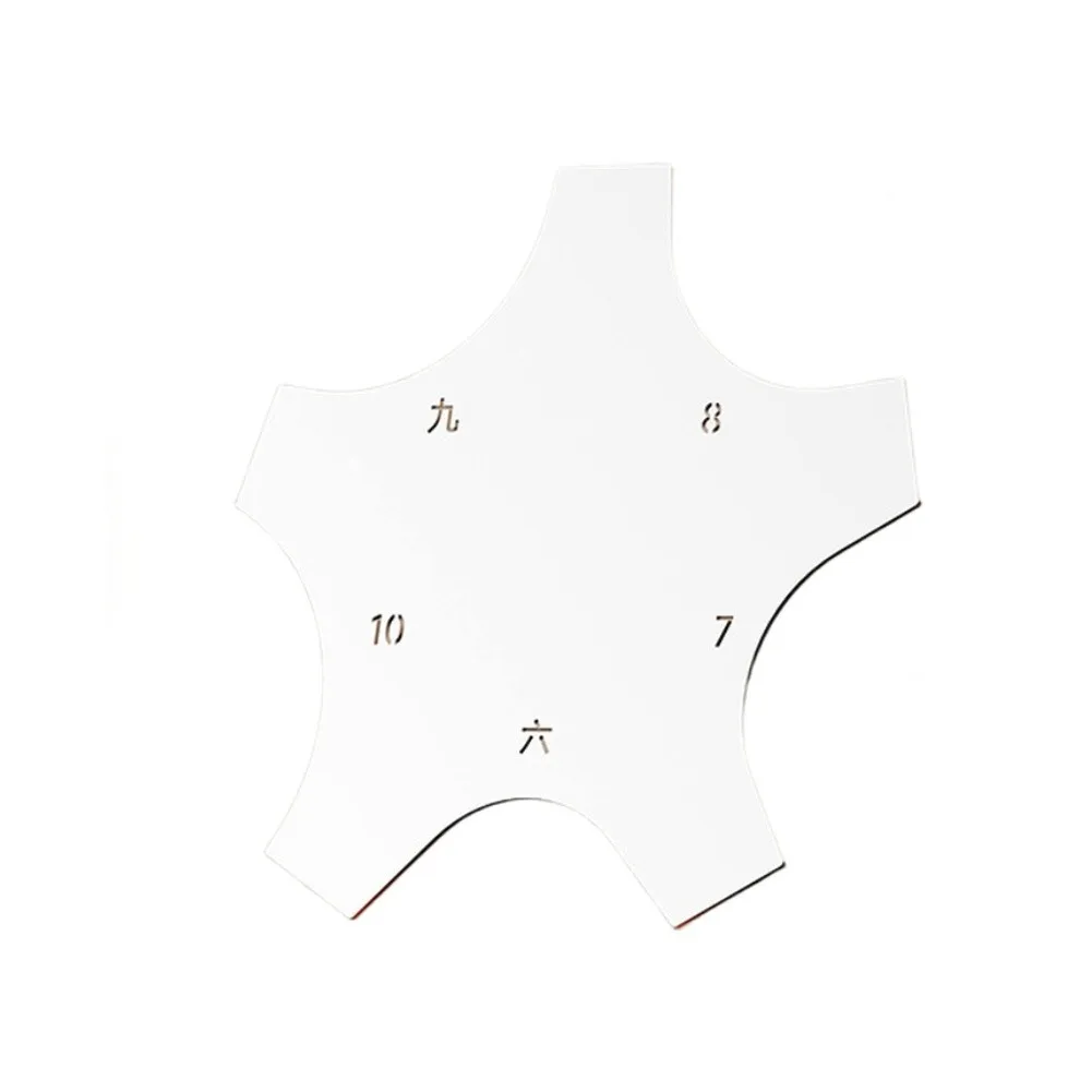 Stainless Steel Multi Slot Curve Ruler for Corner Radius Measurement in Construction Renovation and DIY Projects