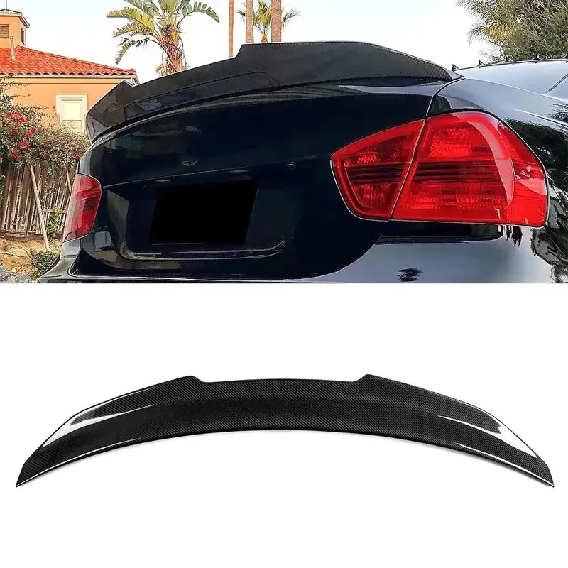 

PSM For E90 M3 4 Door 2006-2011 Carbon Fiber Rear Trunk Spoiler 318i 320i 325i 330i Sedan Rear Wing Spoiler