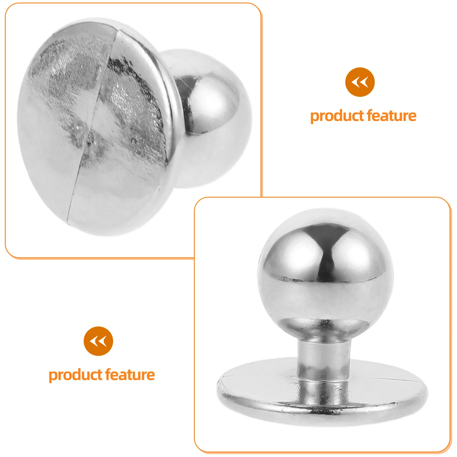 

100Pcs Chef Clothes Buttons Durable Replacement Sewing Buttons for Chef Suit Coat Practical DIY Handmade Sewing Crafts