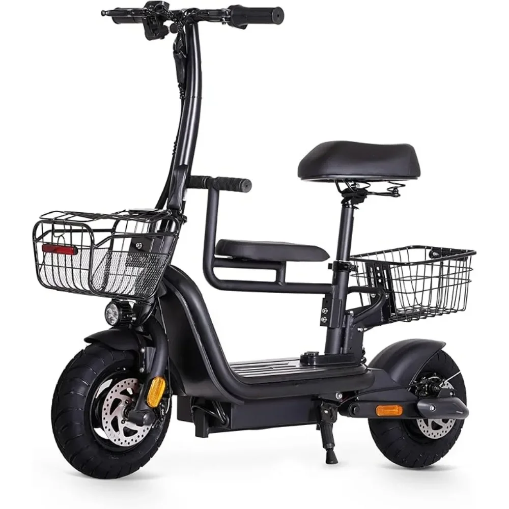 

Folding Electric Bike,for Adults 750W Peak Power 48V 624WH Lithium-ion Battery, Alloy Steel,10" Fat Tire EBike Electric Scooters