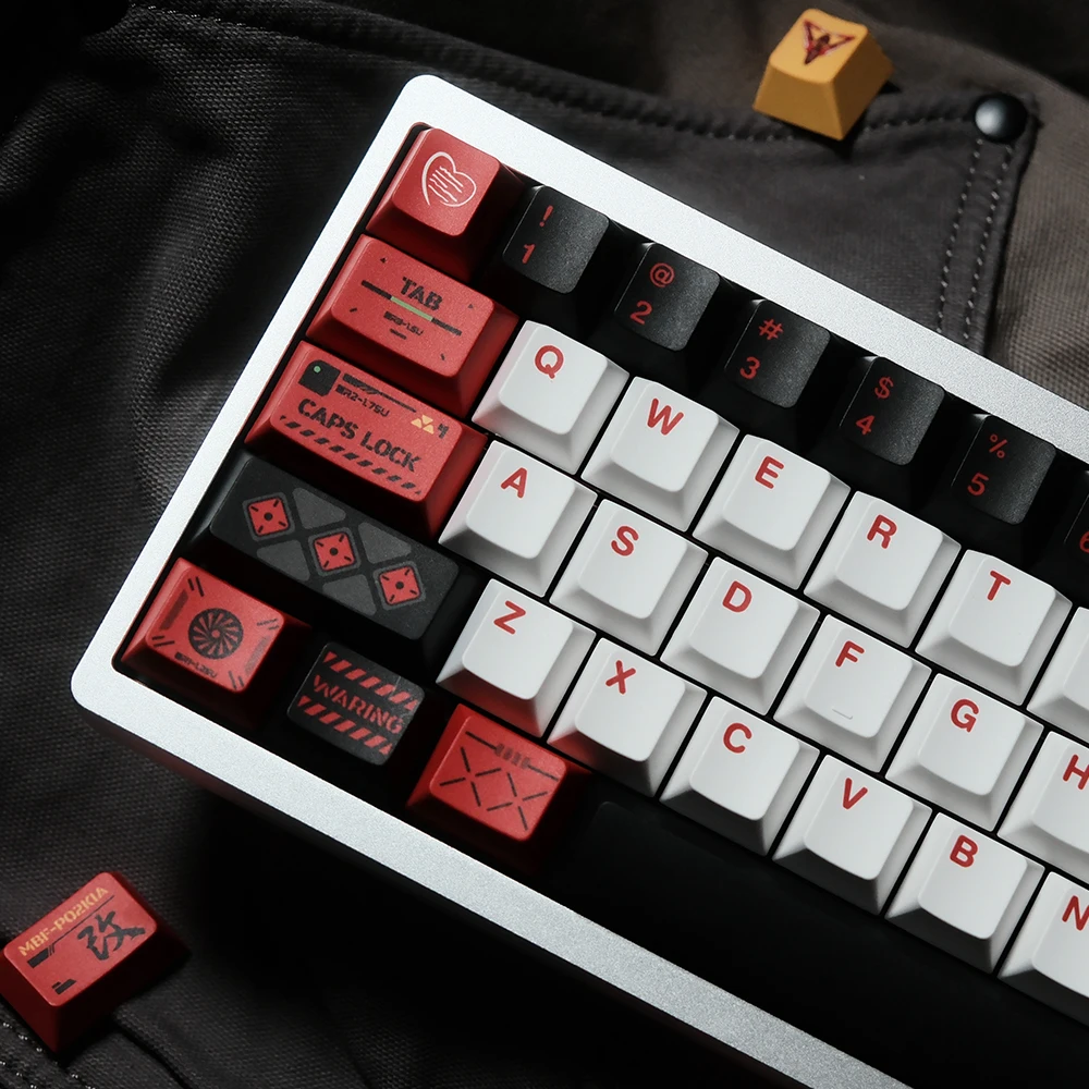 FBB Keycap Red Heresy PBT сублимационная механическая клавиатура на заказ DIY аксессуар для ПК на заказ черно-красный толщина 1,7 мм