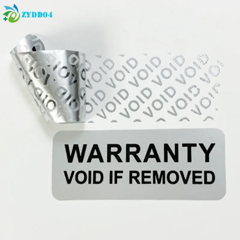 

●100pcs Warranty Protection Sticker (40mm*20mm) Tamper Proof Void Label Stickers