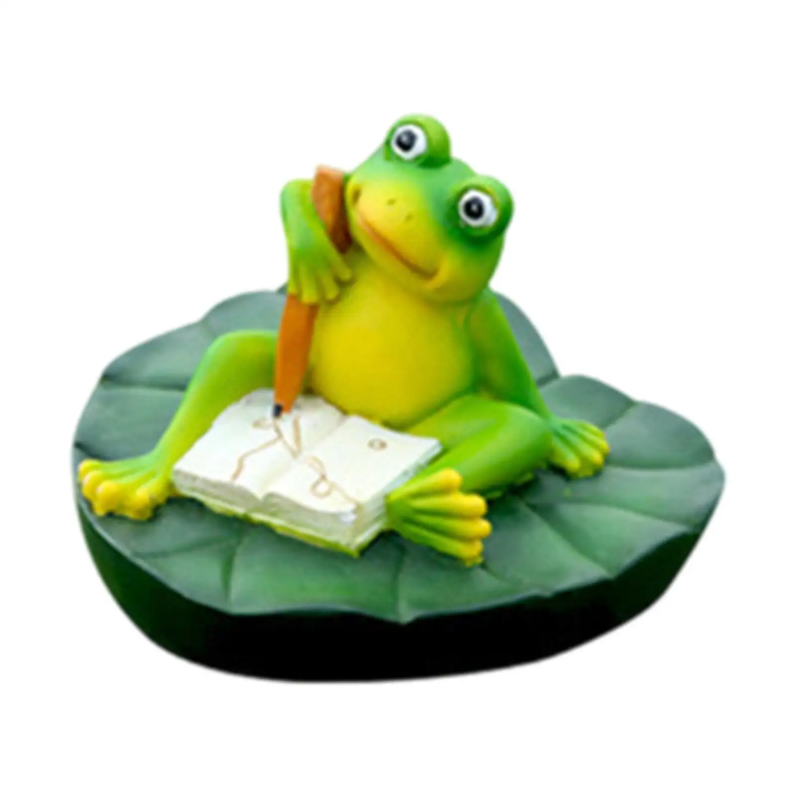 

Pond Water Floating Frog Figurine Gift Pond Decoration for Garden Patio Pond