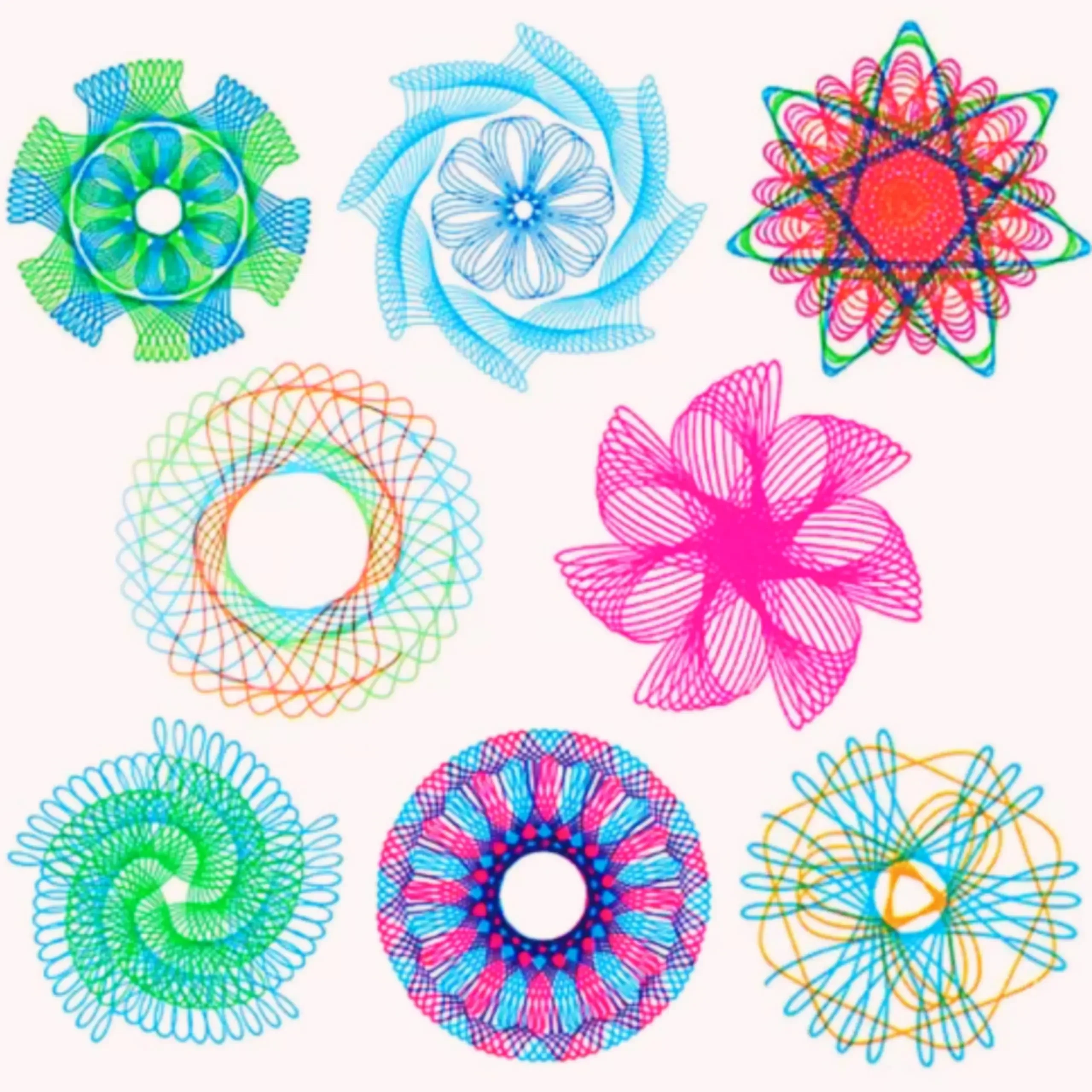 22 stks/set Spirograph tekengereedschappen - geometrische roulette-liniaal, educatief schilderpuzzelspeelgoed, creatieve kunstleerset