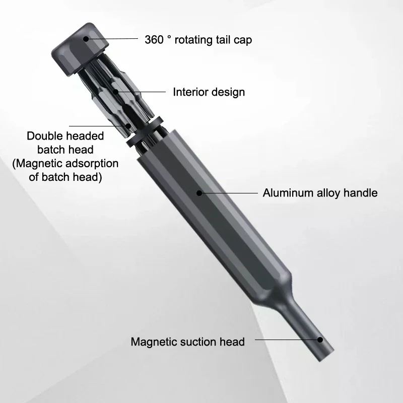 مجموعة لقم الثقب المغناطيسي المحمولة 27 في 1؛ المفكات الدقيقة الصغيرة الأساسية