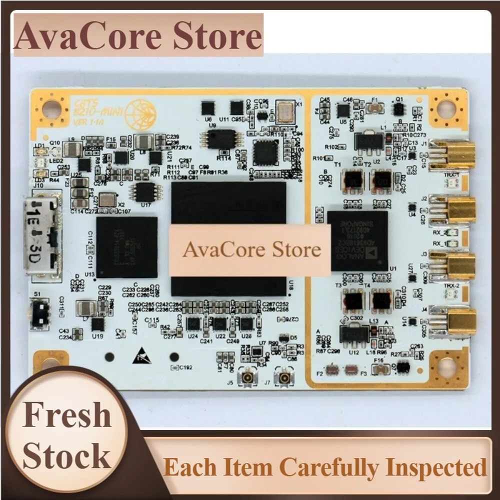 AvaCoreLatest B210-Mini SDR 70MHz-6GHz SDR  Board Compatible With USRP-B210-MINI