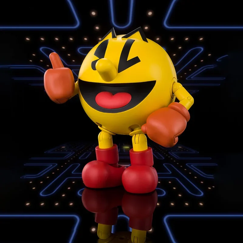 Bandai In Stock Shf Pac-Man Shfiguarts Pacman Anime Action Model
