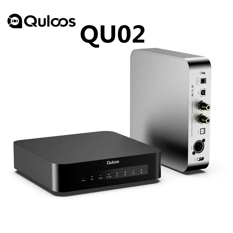 

Quloos QU02 USB Bridge USB Digital Audio Interface to SPDIF AES/EBU I2S Support DSD512