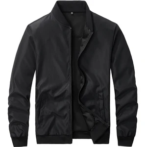 جاكيت ياقة بيسبول رجالي قصير فضفاض لون خالص عارضة رقيقة اتجاه الأعمال ربيع خريف جديد 2024 أفضل 10 جاكيتات رجالية من زارا مبيعا - رقم 7