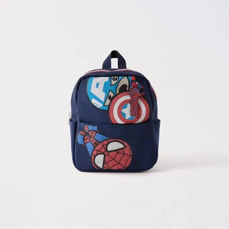 Spider Man Backpack For Boys Cartoon Pattern Fashion Popular Children\'s Schoolbag Toddler Boy Double Shouler Bag Kids Bags