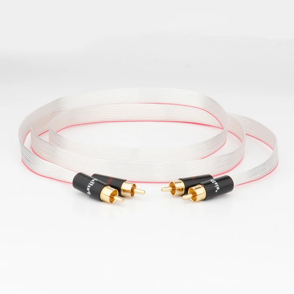 Nordost Valhalla OCC Zilver Audio Signaalkabel RCA Kabel Hifi Interconnect Kabel Met Preffair Vergulde RCA Plug