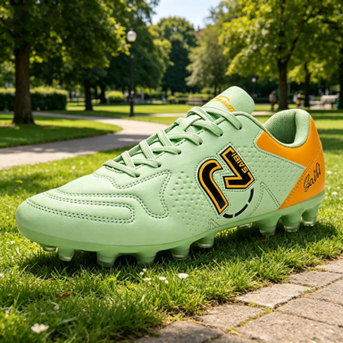 

Premium Grade AG FG Soccer cleats Skin-friendly PU Fabric TPU Tough Studs Sole Durable for Various Grass Fields