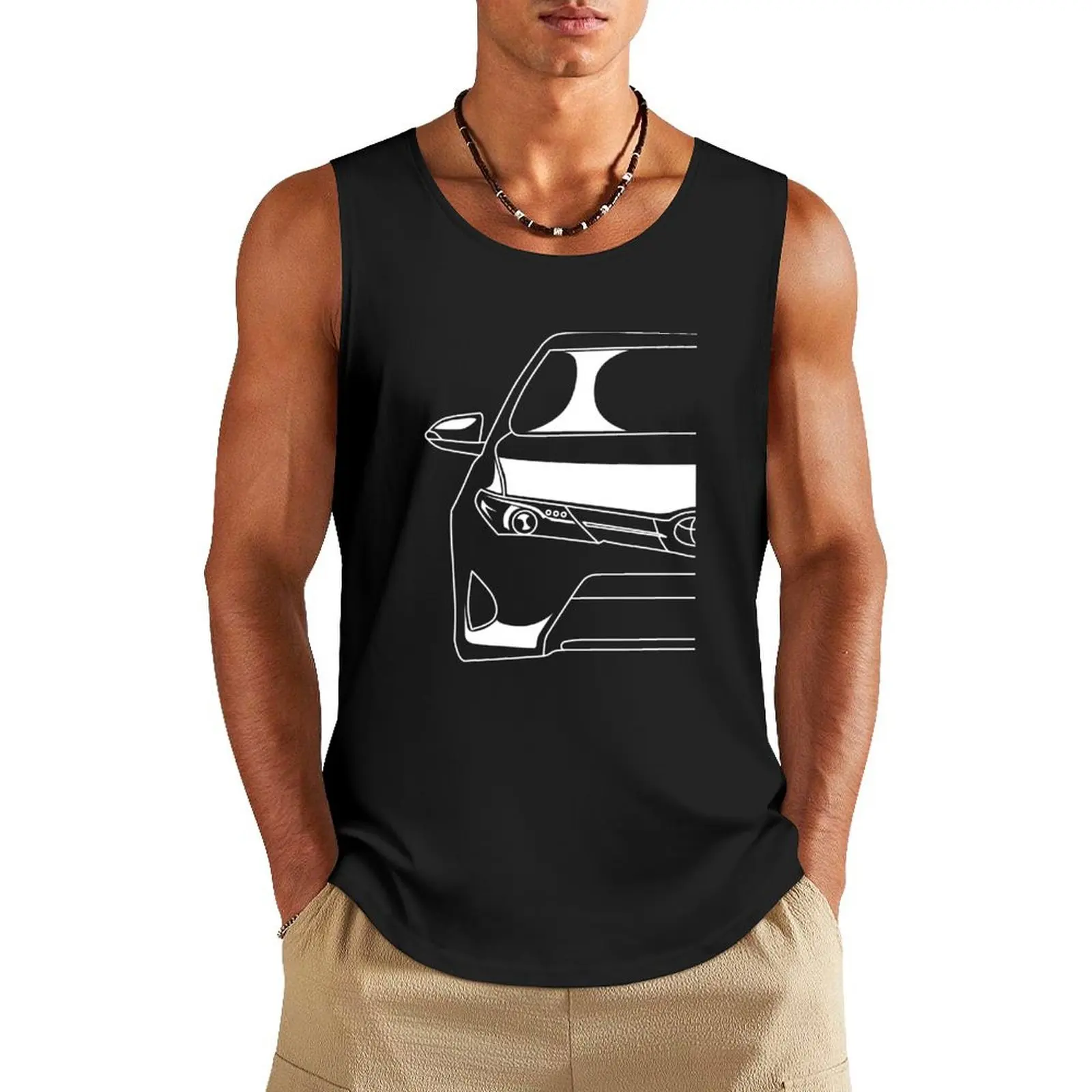 

Auris / Im Front Tank Top Sleeveless top gym shirt men sleeveless man shirts