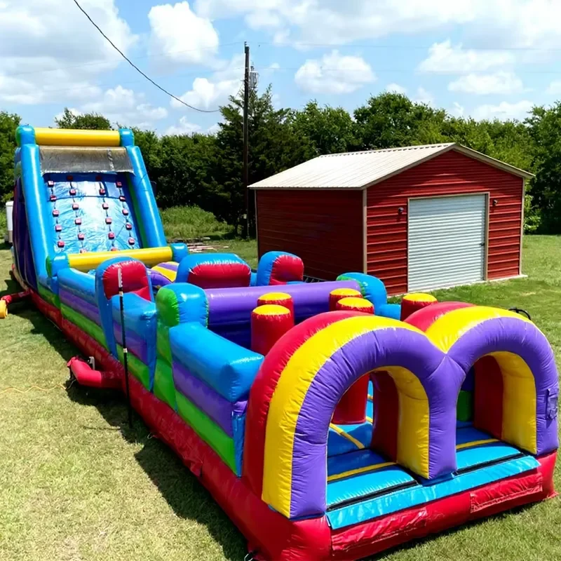 Kids Bouncy Castle Inflable Juegos Party Bounce House Inflatable Large Inflatable Course Obstacle