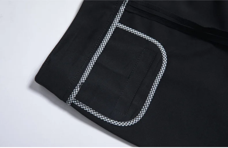 7XL Spring Autumn Casual Button Elastic Mid Waist Black&Navy Blue Straight Trousers Office Lady Quick Drying Suit Pants Female