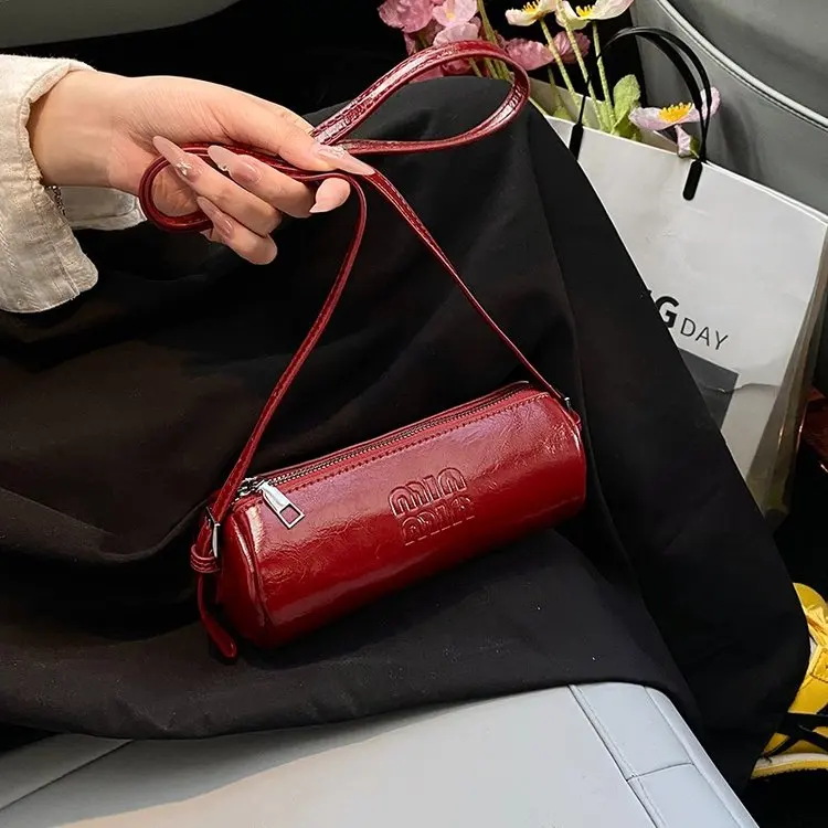 

2025 Summer 345 New Shoulder Bag Zipper Shoulder Handbag Casual Simple Fashion Versatile Trend