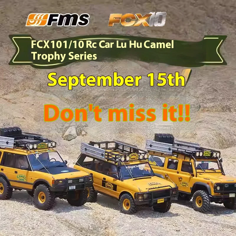 

Новый FMS 1/10 Camel Cup Fcx10, имитация радиоуправляемого пульта дистанционного управления, профессиональный внедорожный альпинистский автомобиль, классическое ностальгическое издание
