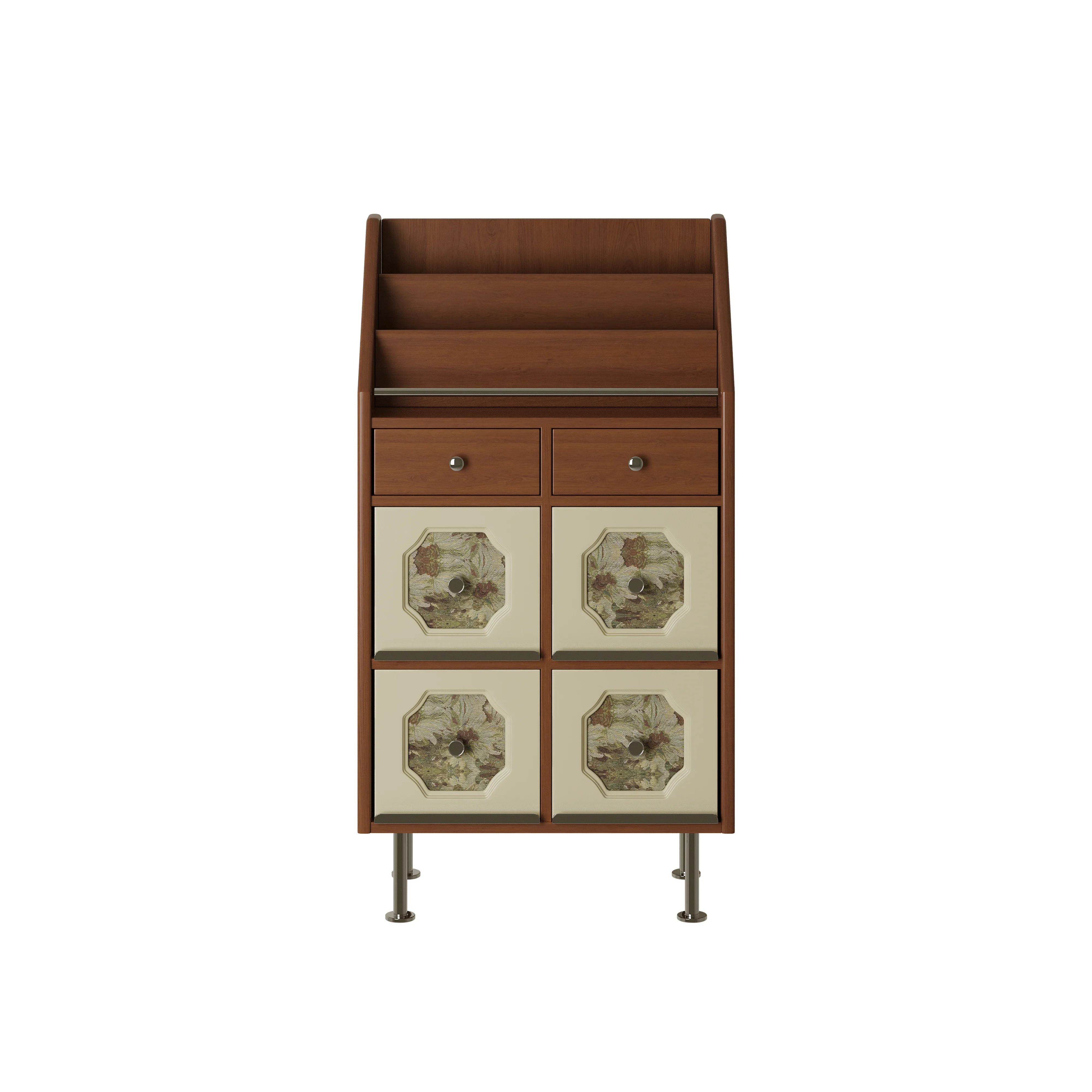 Solid wood art design household kitchen dining side cabinet living room bedroom cabinet