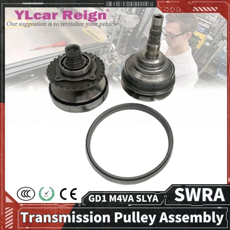 

GD1 SWRA M4VA SLYA GD3 Automatic Transmission Pulley Assembly With Belt Chain For Honda Fit CVT Car Accessories