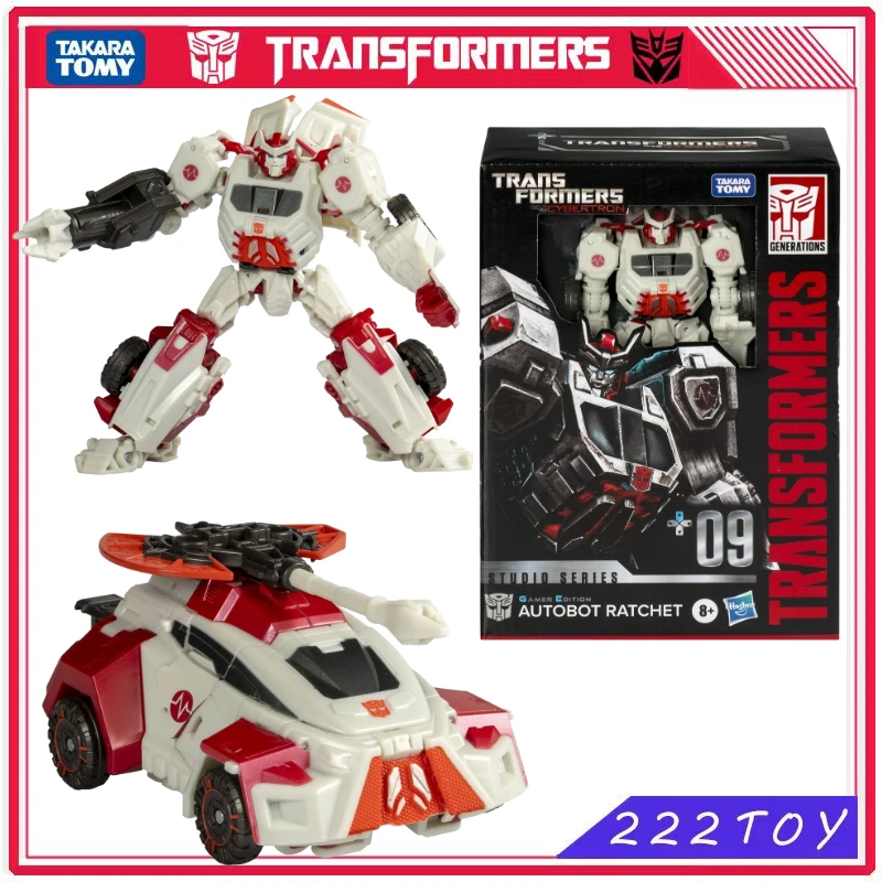 New Takara Tomy Transformers Toy Studio Series SSGE-09 Voyager Class Ratchet Action Figure Robot Toys Gift Hobbies Anime Figures