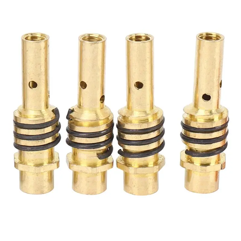 A98E-55Pcs Mig Welding Nozzle Welder Torch Nozzles Gold Tip Holder Contact Tips 0.040 Inch Gas Diffuser Set For Torches
