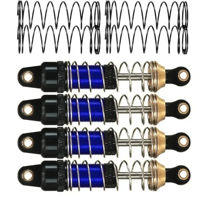 Ammortizzatori anteriori e posteriori in alluminio per ammortizzatori RC da 4 pezzi per parti di aggiornamento Trxs 1/18 4WD TRX4M