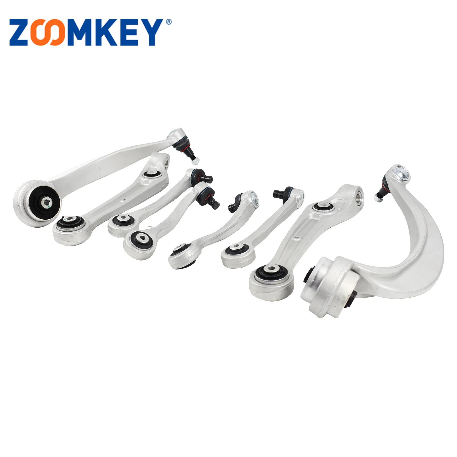 

ZOOMKEY Front Suspension Control Arm & Ball Joint Kit For Audi A8 D4CMS701111, 524231, 4H0407693C, 4H0407693D