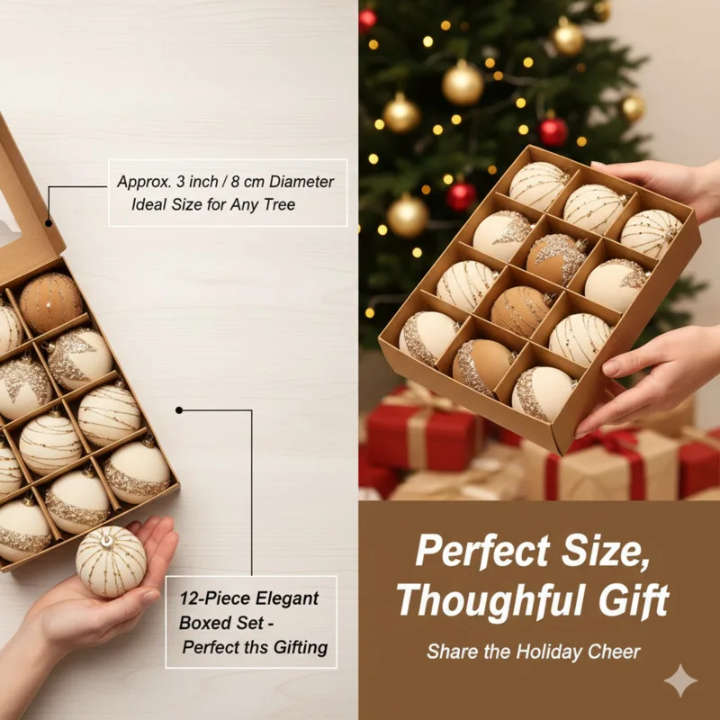 

DIY Christmas Ball 6cm Wine Red Plush Box Set Pendant Green Painted Ball Christmas Tree Pendant Hanging Ball Decorations Gift