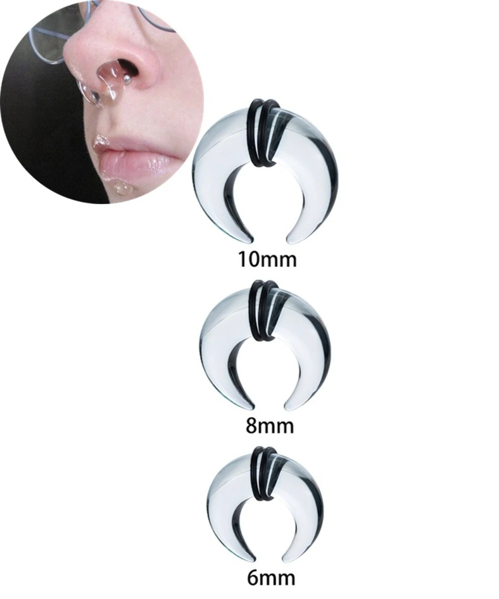 Glass C-Shaped Ear Stretching Expander