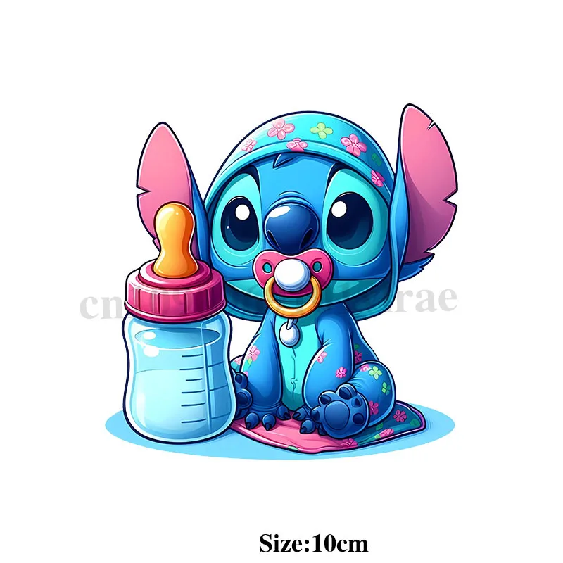 Lilo & Stitch UV DTF Transfer Sticker for Water Bottle Glass Cup Decoration Transfer Stickers Stitch Permanent Adhesive Stickers