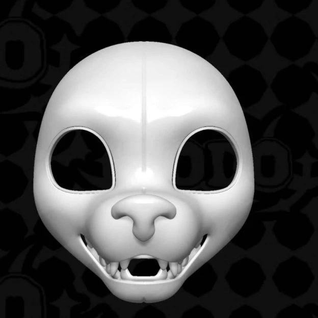 

Фурсьют в американском стиле: 3D-печатный мультяшный череп, аксессуары для косплея собак