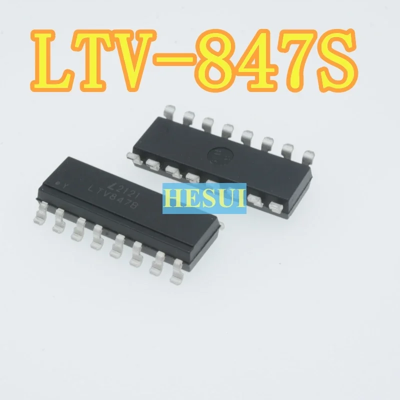 500/1000pcs LTV-847S SOP-16 transistor output optocoupler original