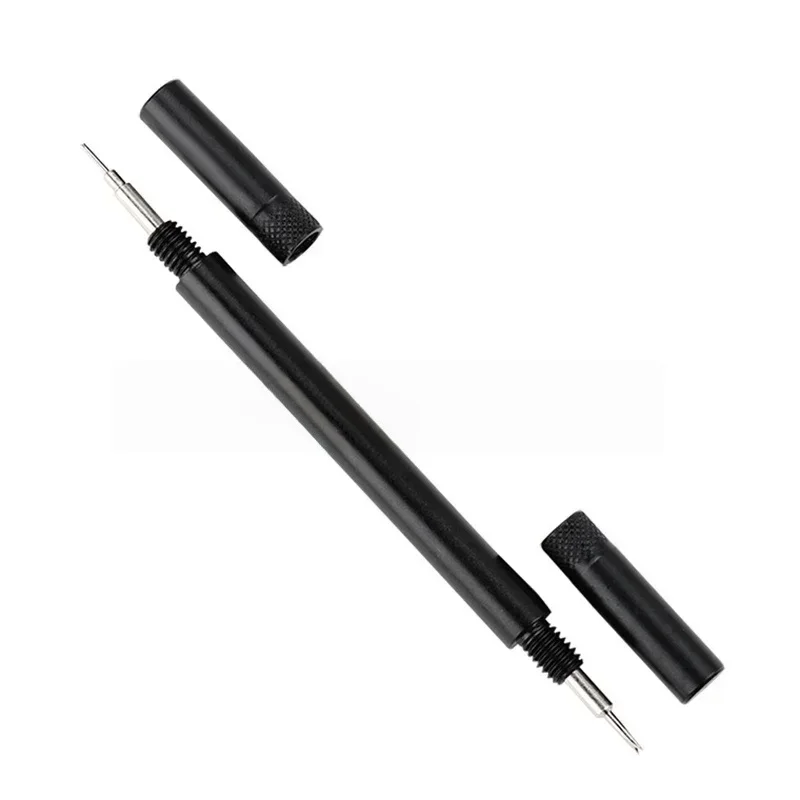 Professional Watch Band Spring Bar Disassembly Tool 13cm Black Plastic Stainless Steel DoubleEnded VEdged Flat Tip Forked Poin