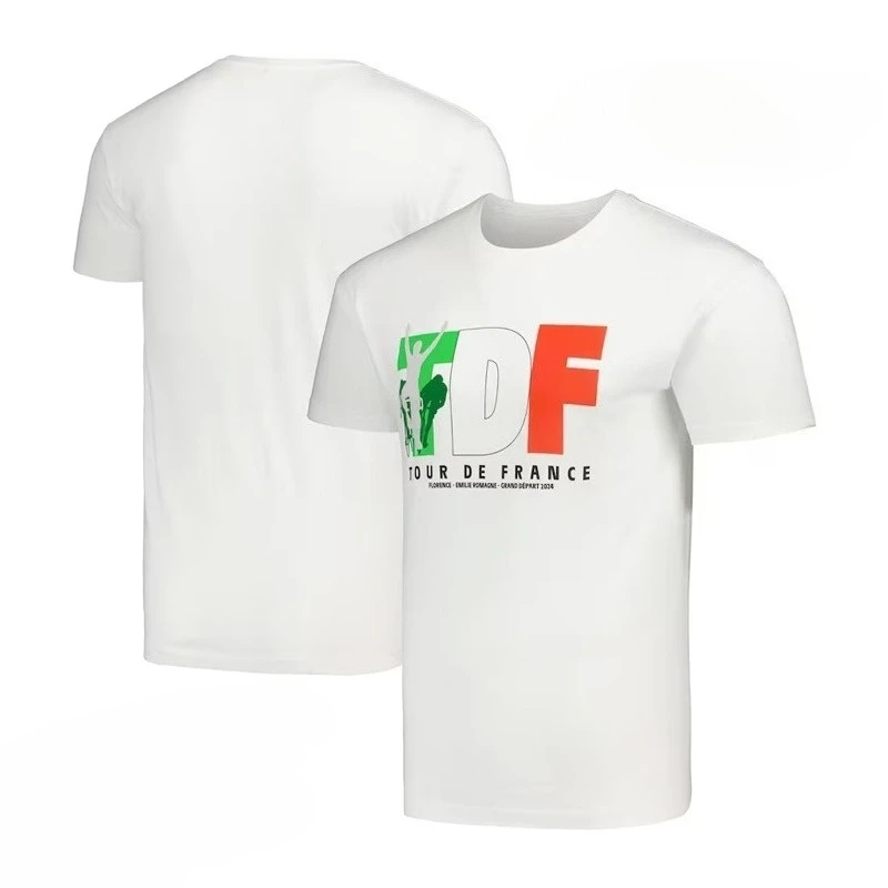 

Pure cotton round-neck T-shirts and short-sleeved sweatshirts for men and women around the TOUR DE FRANCE
